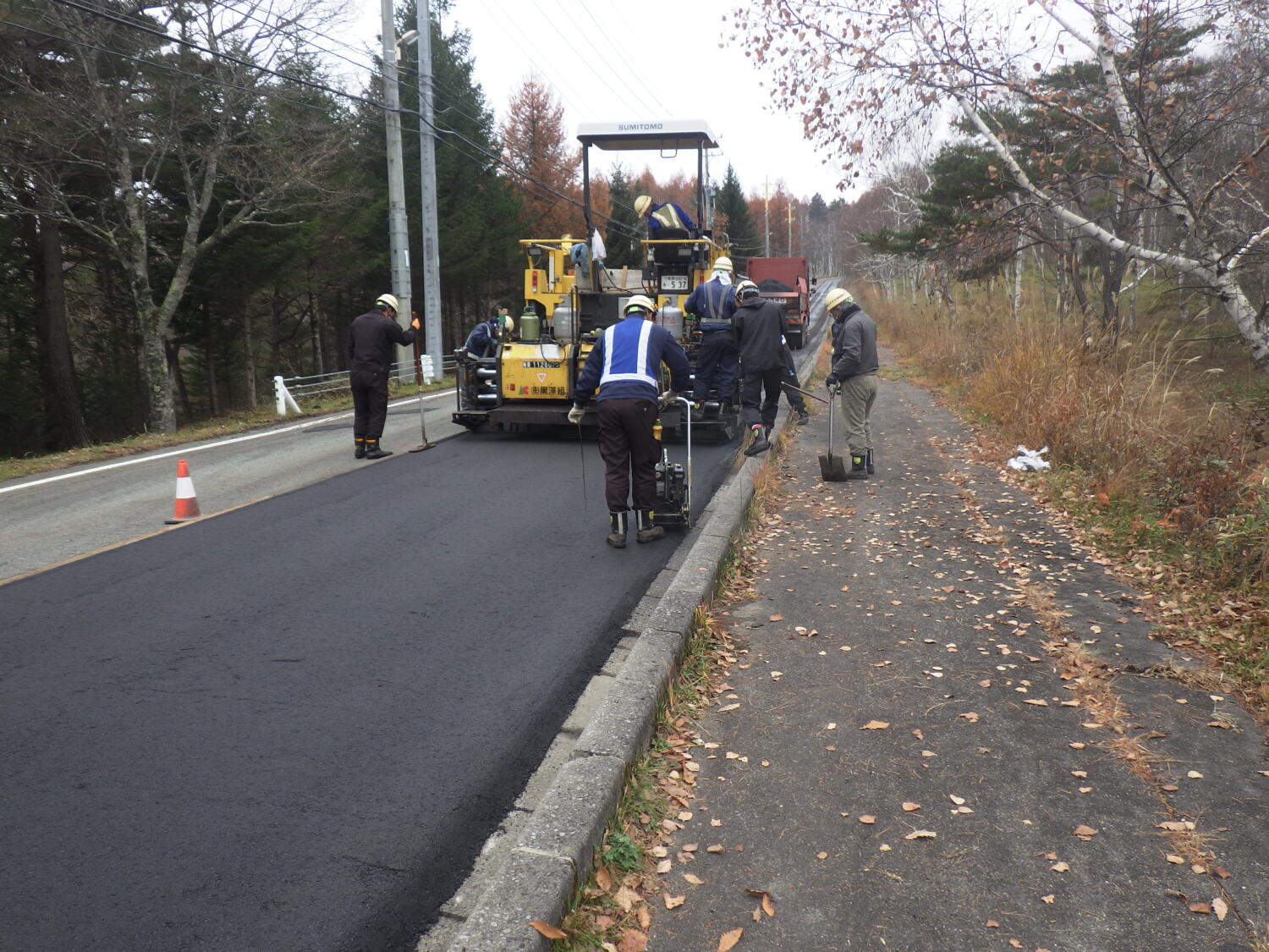 地元の既存道路舗装修繕プロジェクト